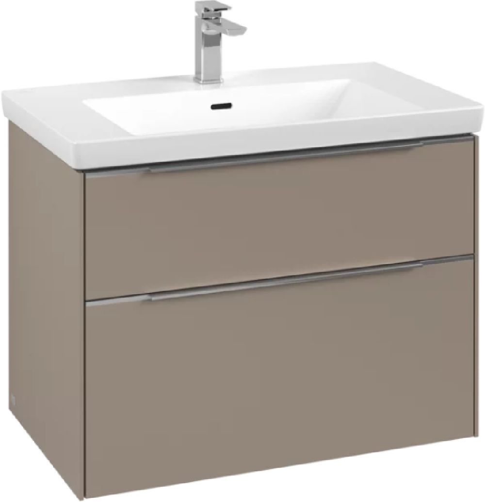 Villeroy & Boch Subway 3.0 skrinka 77.2x46.2x57.6 cm závesná kúpeľňová skrinka pod umývadlo béžová C57400VM