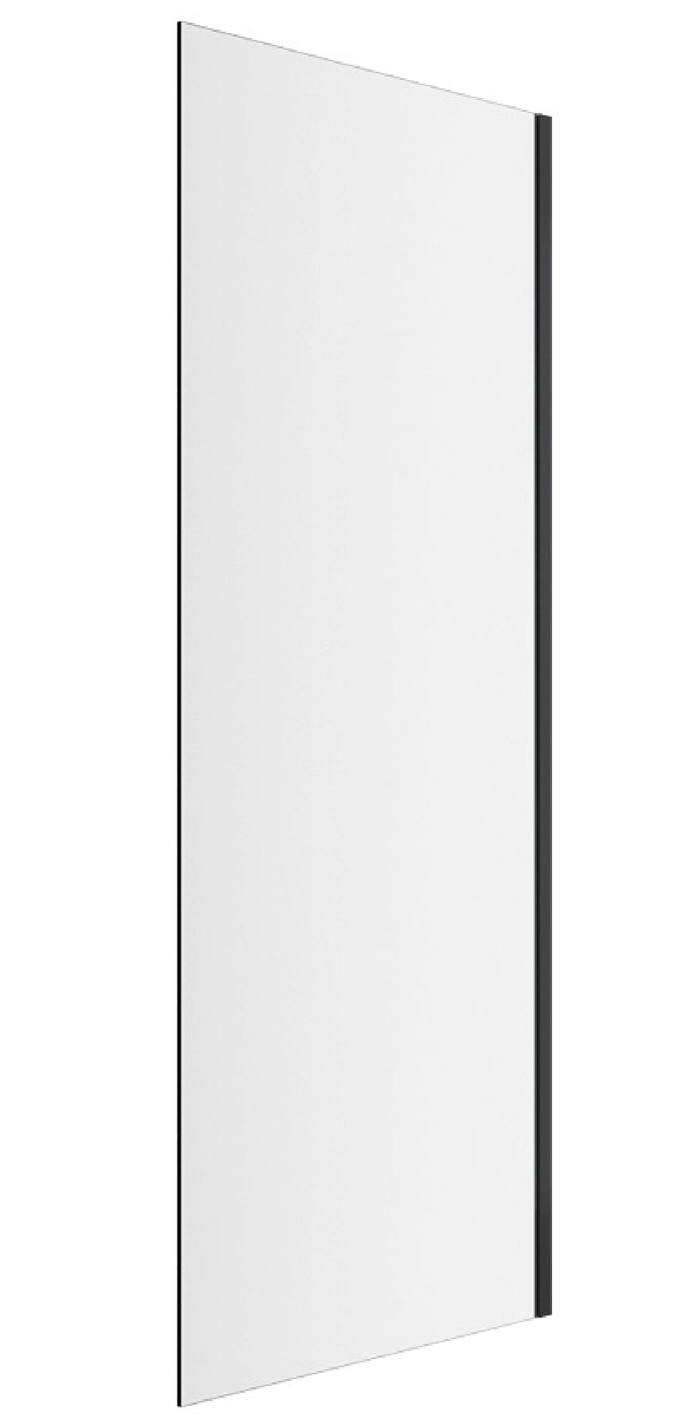 Excellent Rols sprchová stena s dvierkami 90 cm čierna matný/sklo priehľadné KAEX.2606.900.LP.BL
