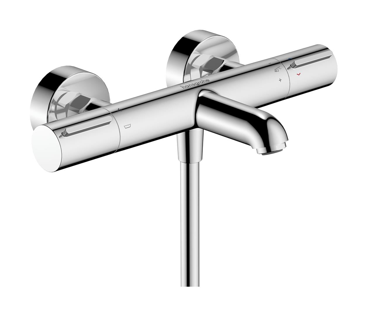 Hansgrohe Ecostat Element vaňová/sprchová batéria nástenná s termostatom chrómová 13347000