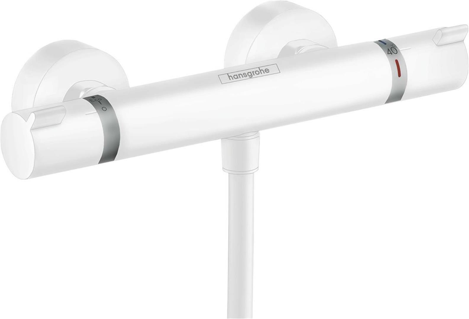 Hansgrohe Ecostat sprchová batéria nástenná s termostatom biela 13116700
