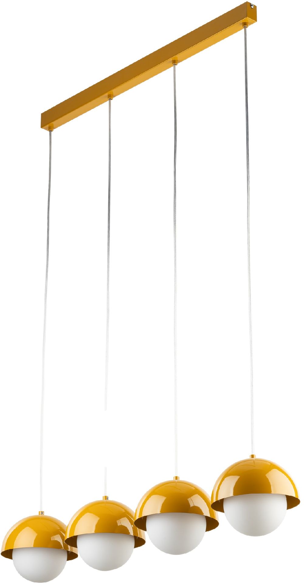 TK Lighting Bono závesné svietidlo 4x8 W žltá 10267