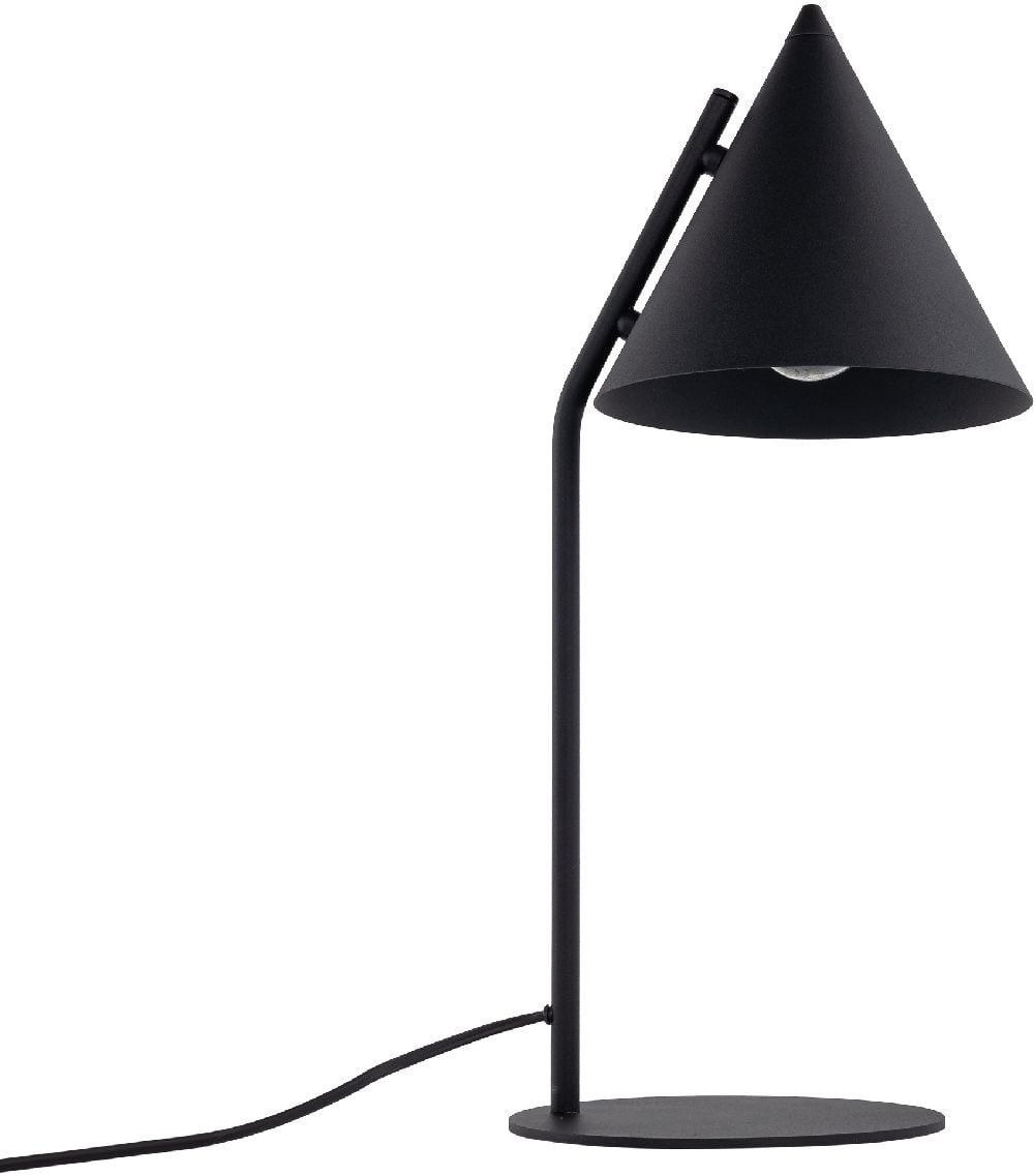 TK Lighting Cono stolová lampa 1x15 W čierna 16009