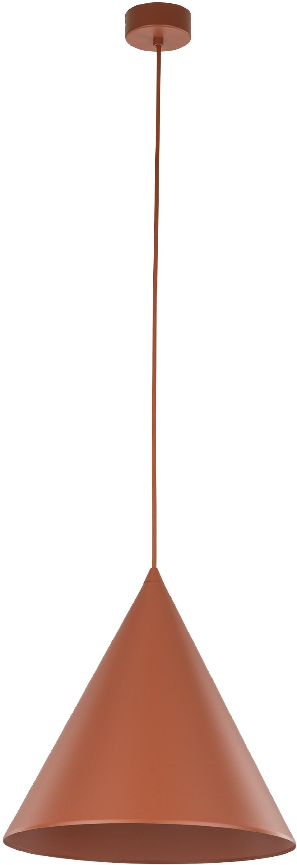 TK Lighting Cono závesné svietidlo 1x15 W hnedá 10065