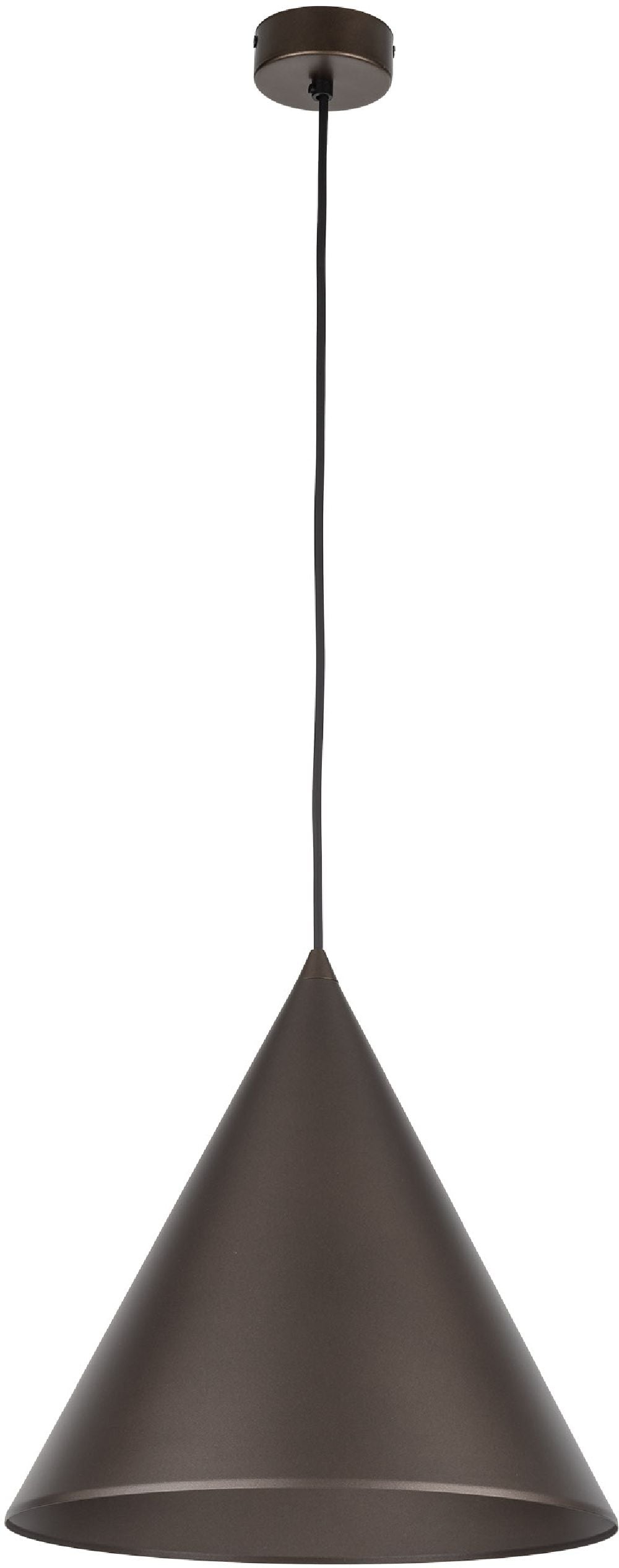 TK Lighting Cono závesné svietidlo 1x15 W hnedá 10037