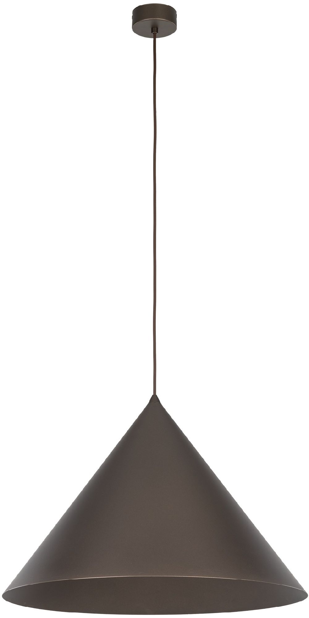 TK Lighting Cono závesné svietidlo 1x15 W hnedá 10062