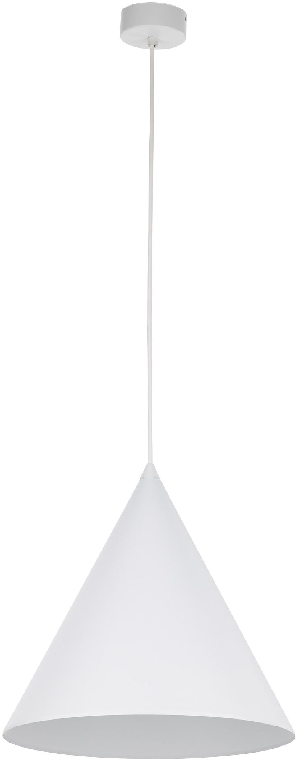 TK Lighting Cono závesné svietidlo 1x15 W biela 10008
