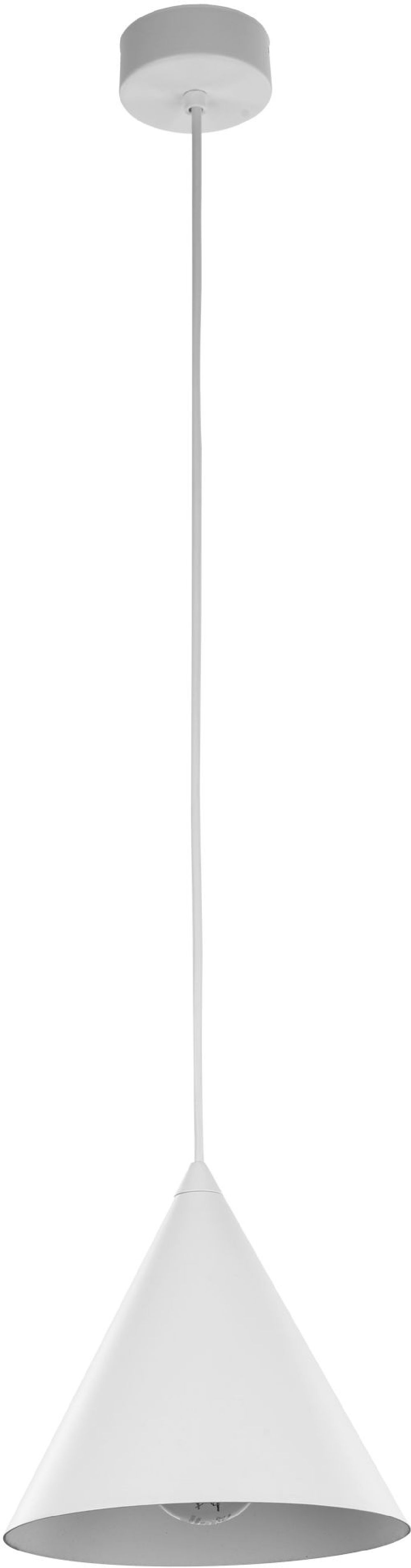 TK Lighting Cono závesné svietidlo 1x15 W biela 10007