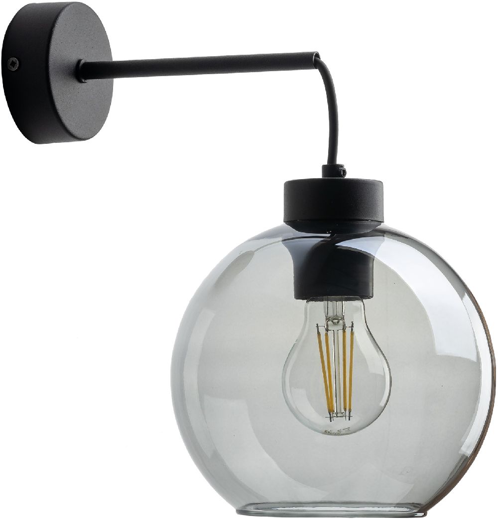 TK Lighting Cubus nástenná lampa 1x15 W čierna 10243