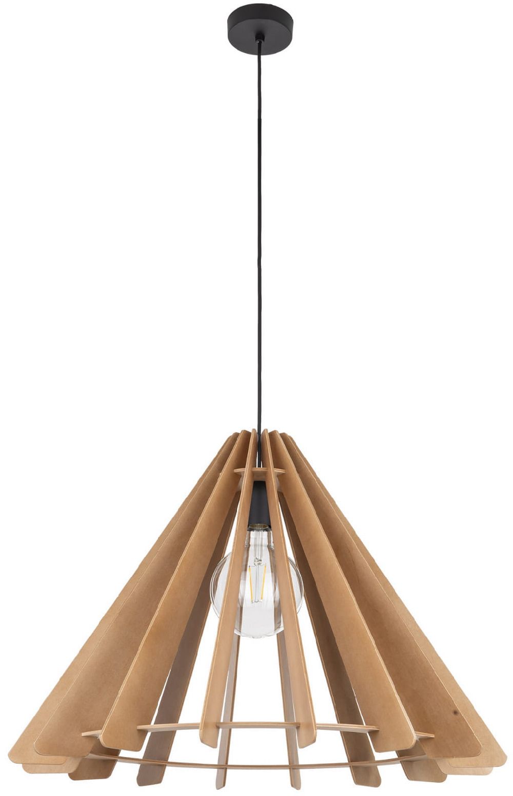 TK Lighting Eris závesné svietidlo 1x15 W hnedá 6611