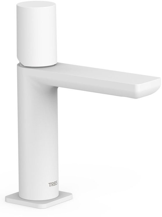 Tres Loft-Tres umývadlová batéria stojanková biela 20010302BM