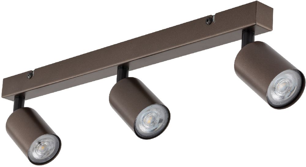 TK Lighting Top stropné svietidlo 3x10 W hnedá 6181