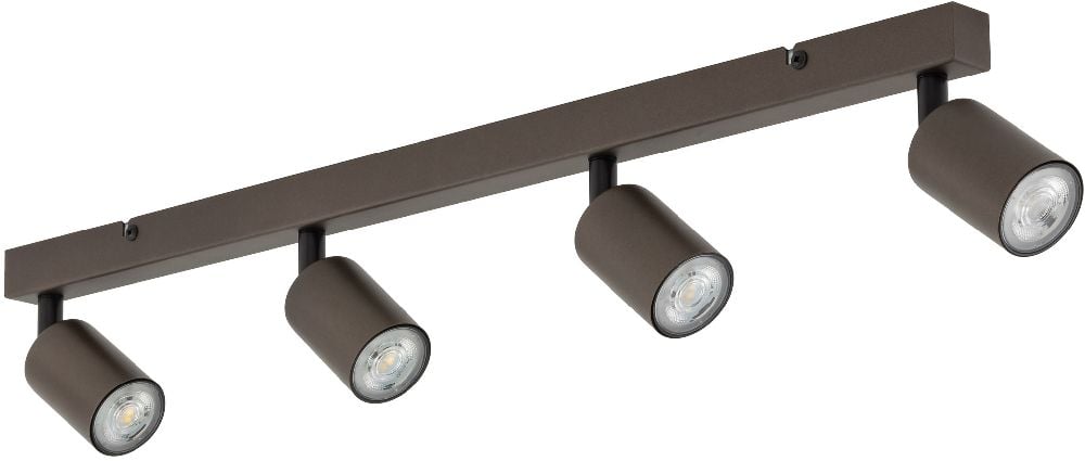 TK Lighting Top stropné svietidlo 4x10 W hnedá 6182
