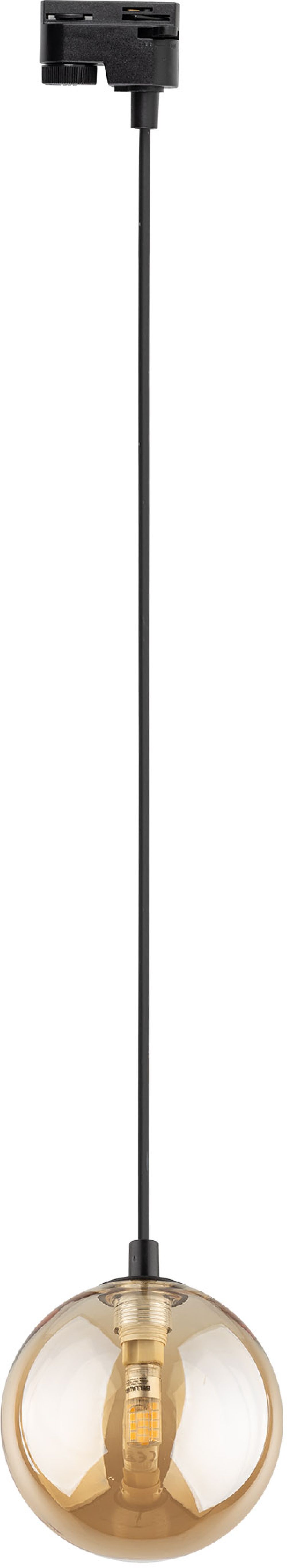 TK Lighting Tracer lampa na koľajnicovú lištu 1x6 W čierna 4928