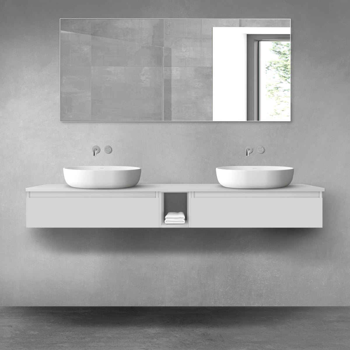 Súprava skrinka Oltens Vernal 60010700, doska na skrinku Oltens Vernal 63009700, 60020700