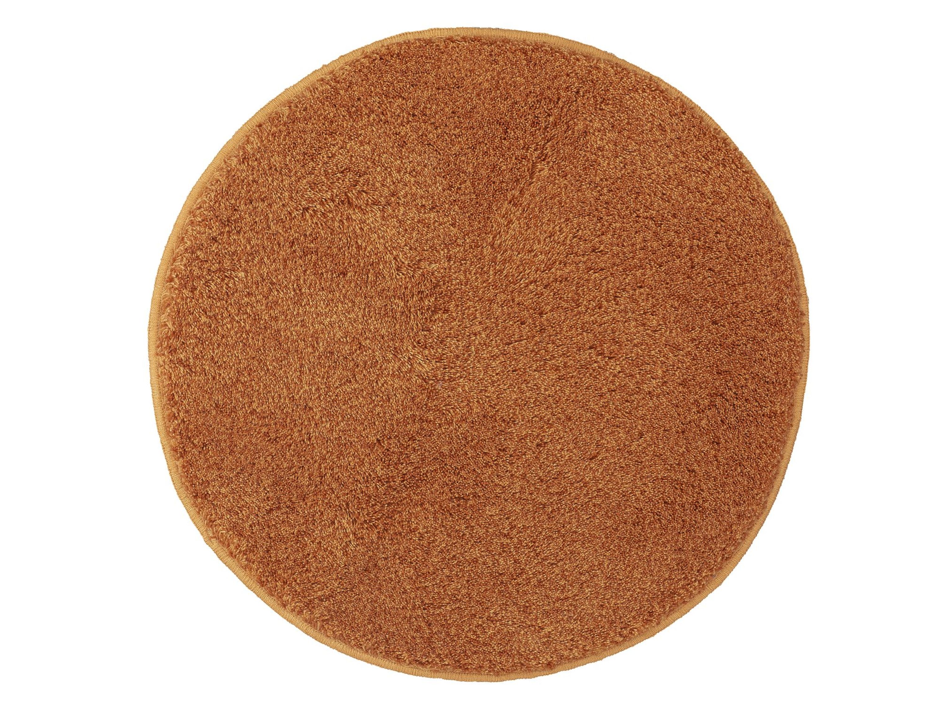 Kleine Wolke Relax koberček do kúpeľne 100x100 cm okrúhly oranžová 5405316521