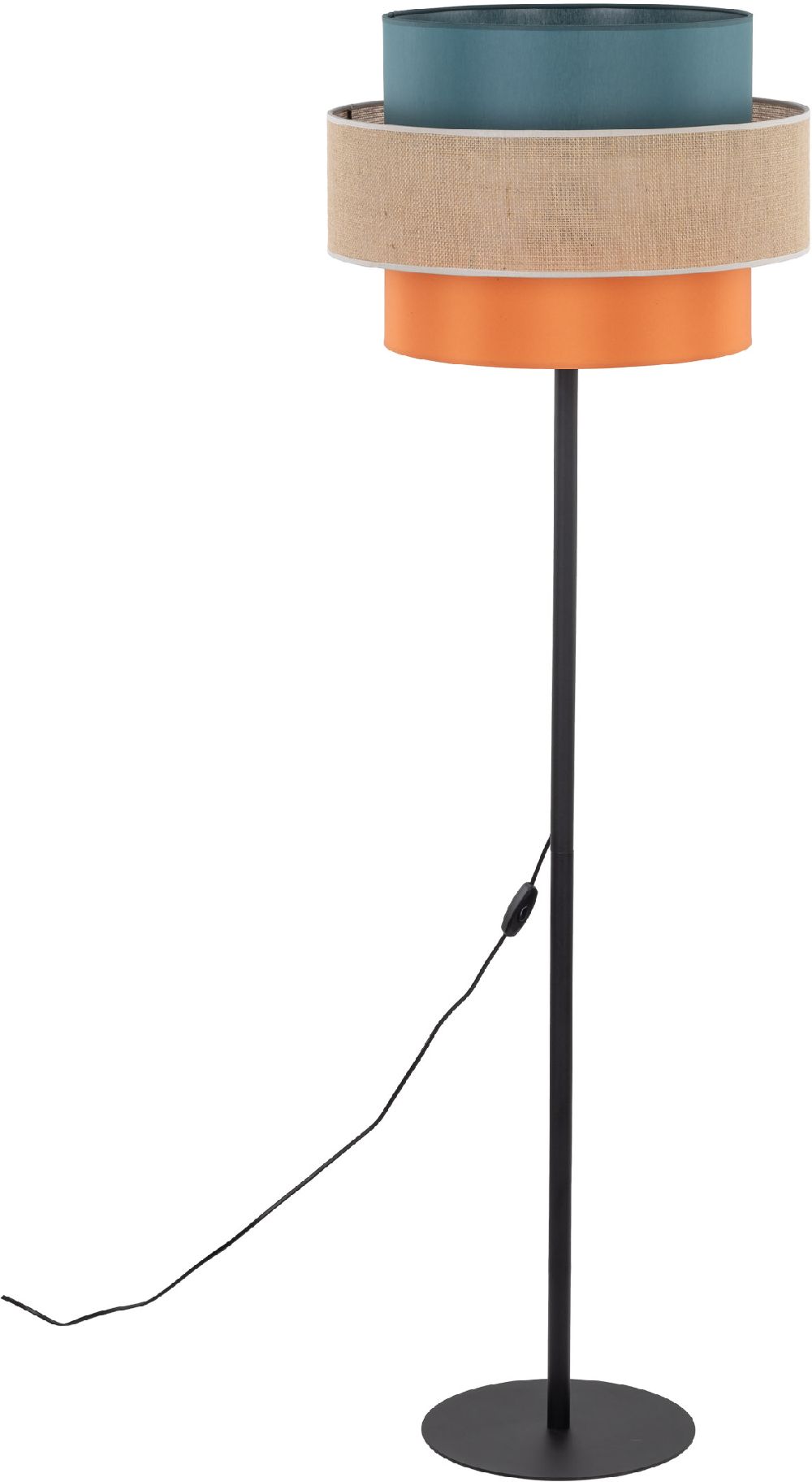 TK Lighting Trio stojaca lampa 1x15 W čierna 6452