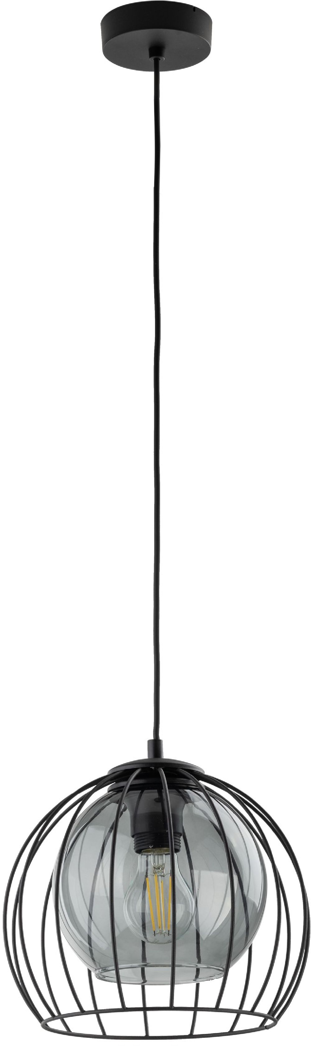 TK Lighting Universo závesné svietidlo 1x15 W čierna 3154