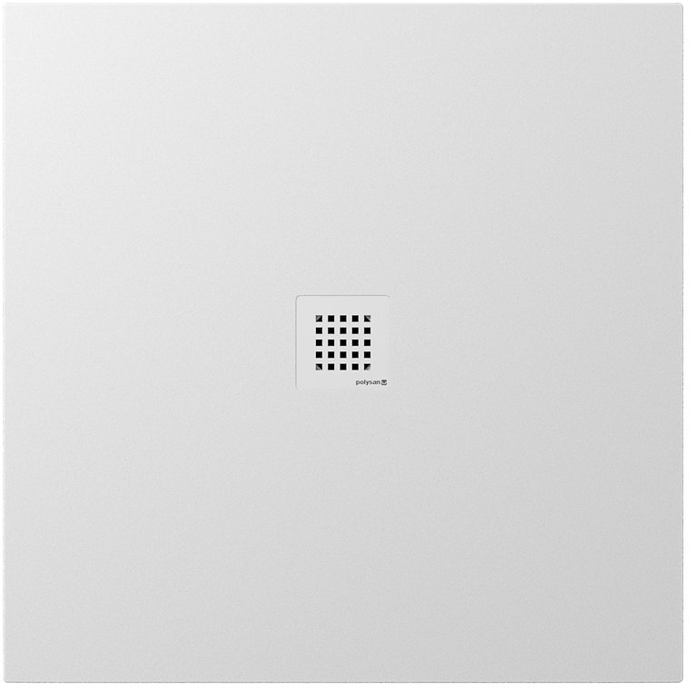 Polysan Treneca štvorcová sprchová vanička 90x90 cm biela 84300.11