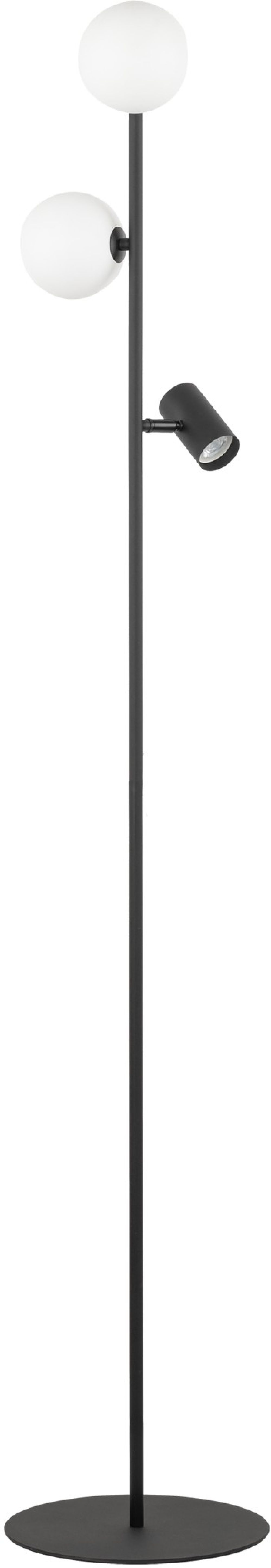 TK Lighting Vox stojaca lampa 3x10 W čierna 16063
