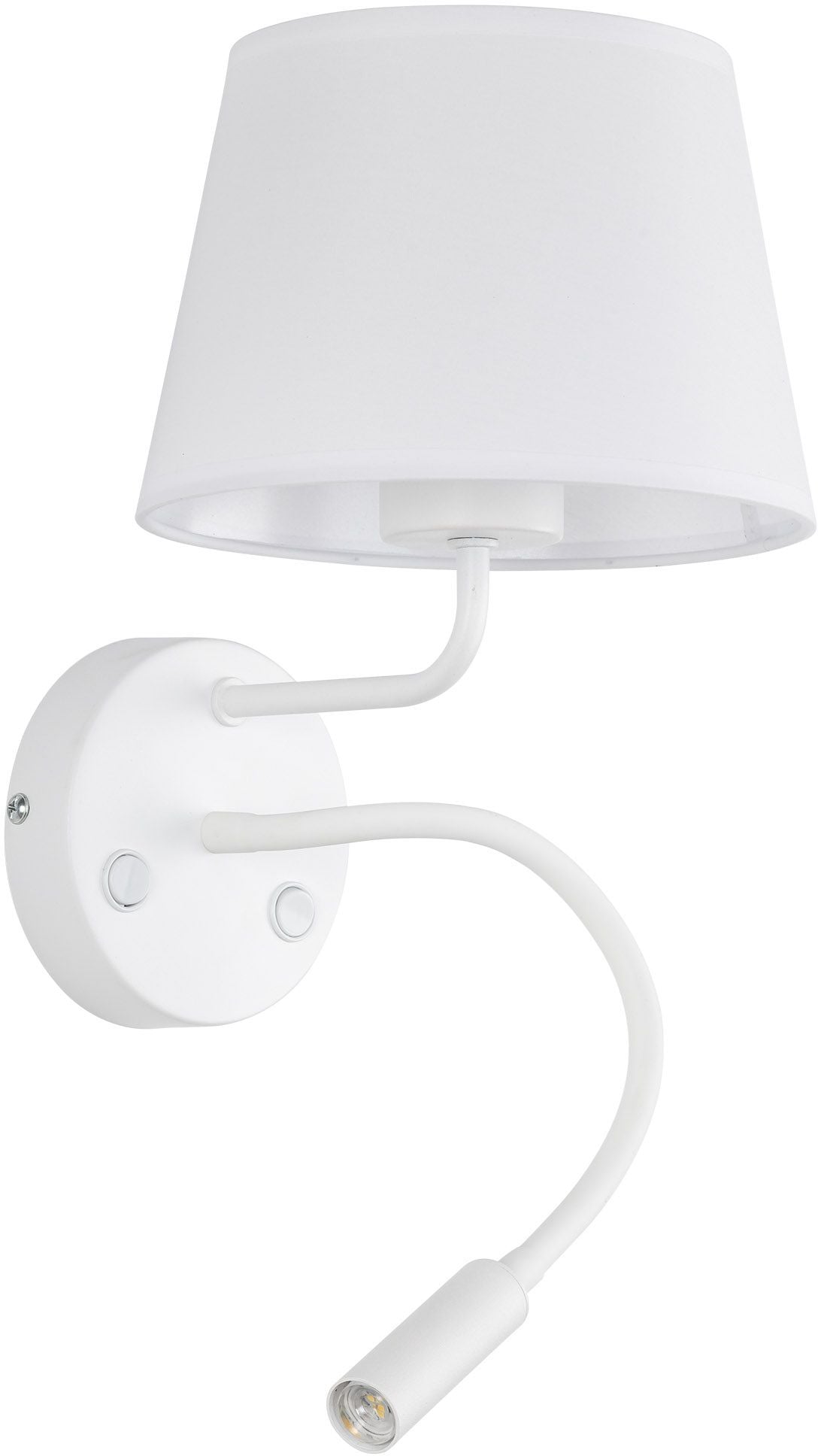 TK Lighting Maja nástenná lampa 2x15 W biela 10080