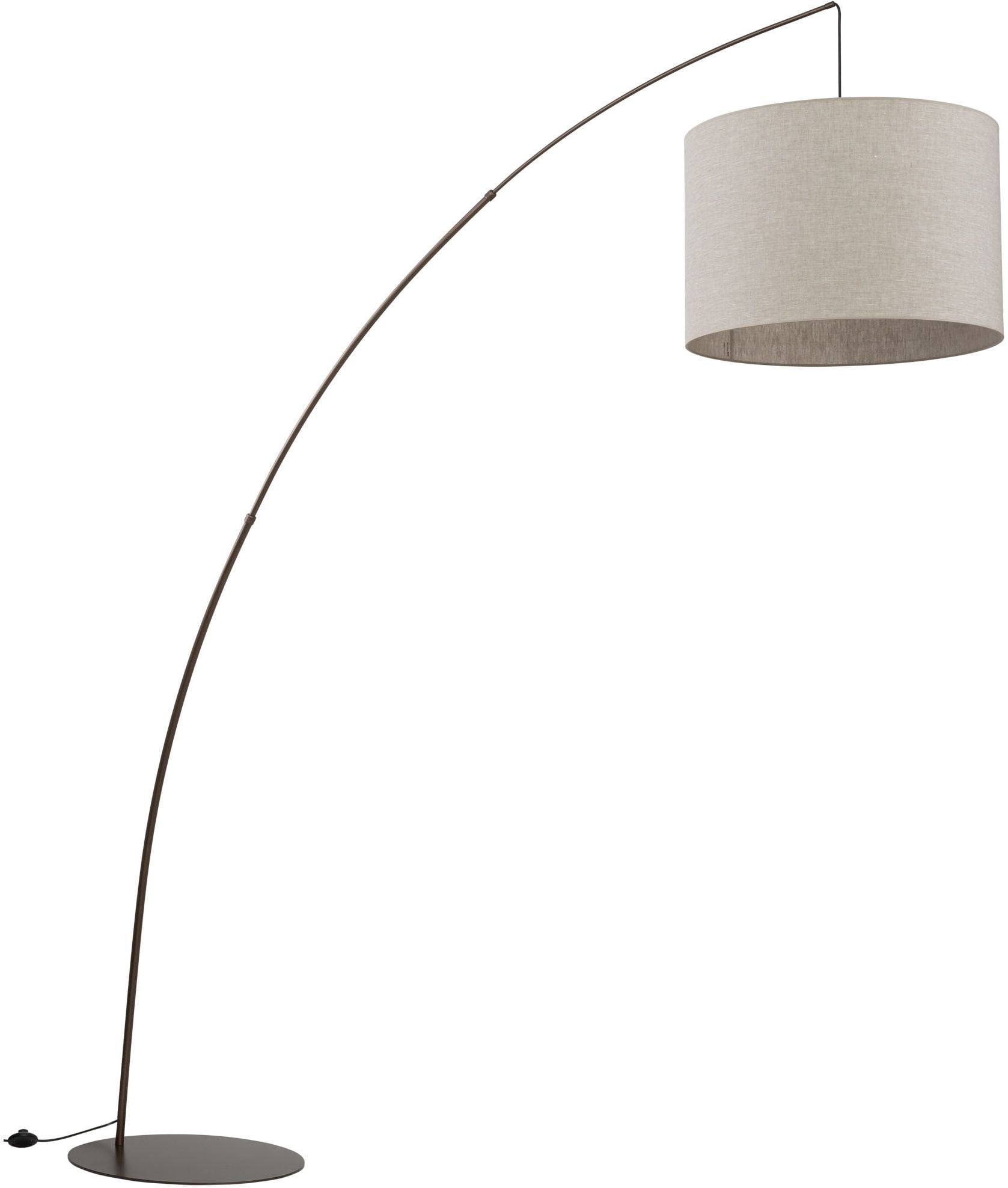 TK Lighting Moby stojaca lampa 1x15 W béžová-hnedá 6097