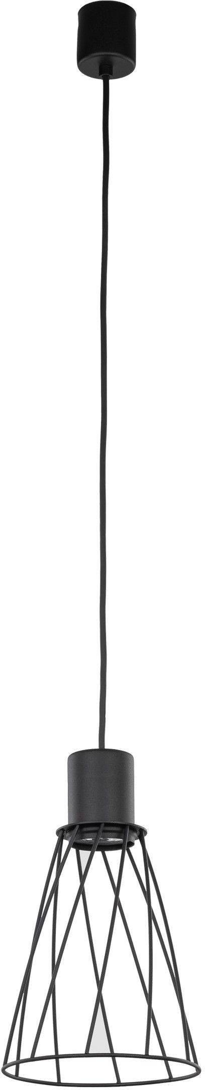 TK Lighting Modesto závesné svietidlo 1x10 W čierna 10159