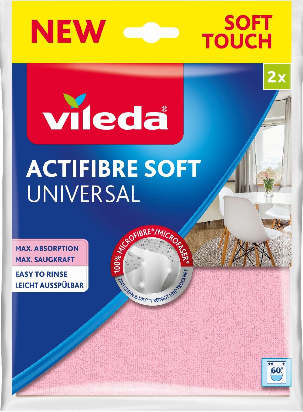 Vileda Actifibrte Soft súprava čistiacich utierok 171813