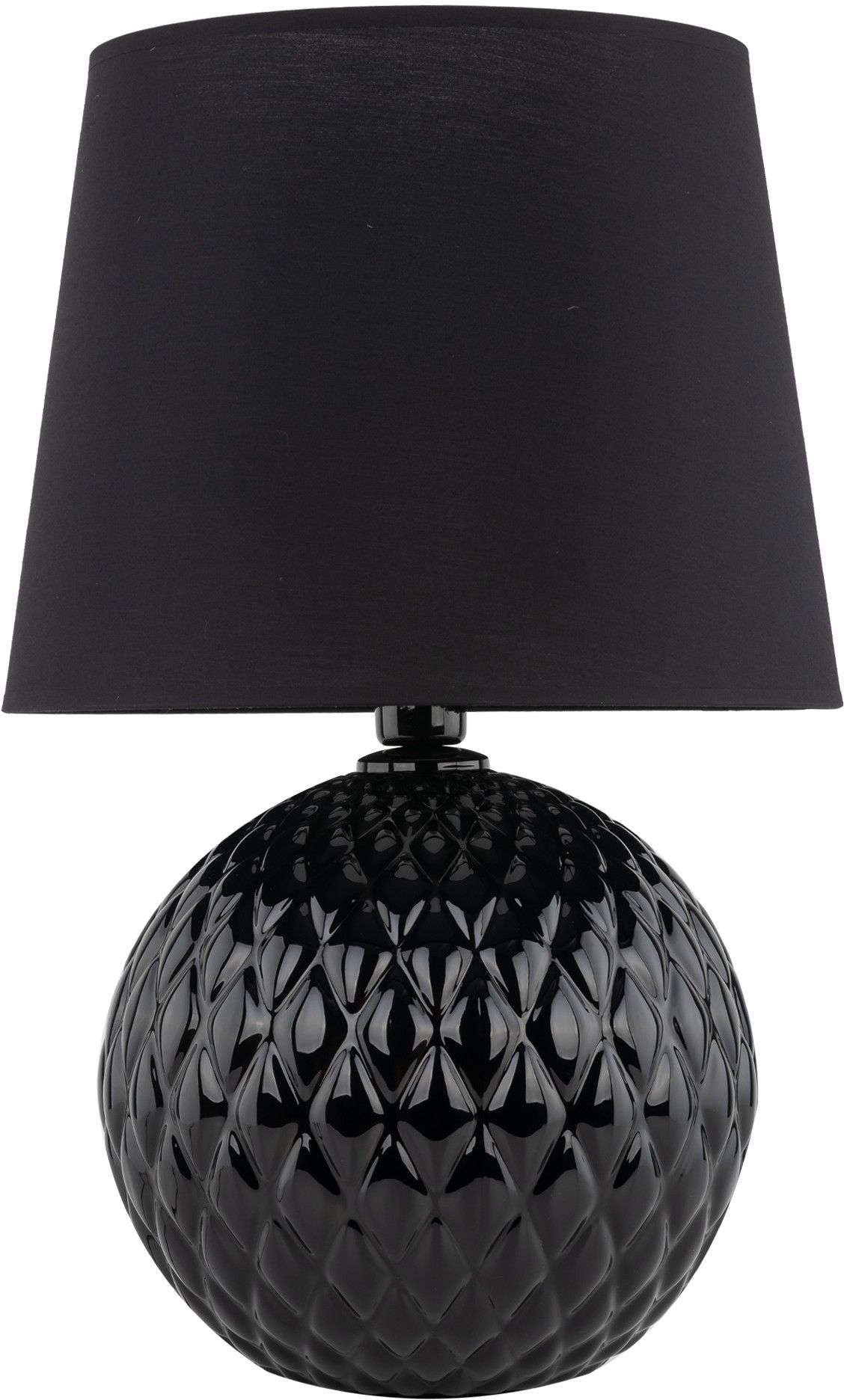TK Lighting Santana stolová lampa 1x15 W čierna 16047