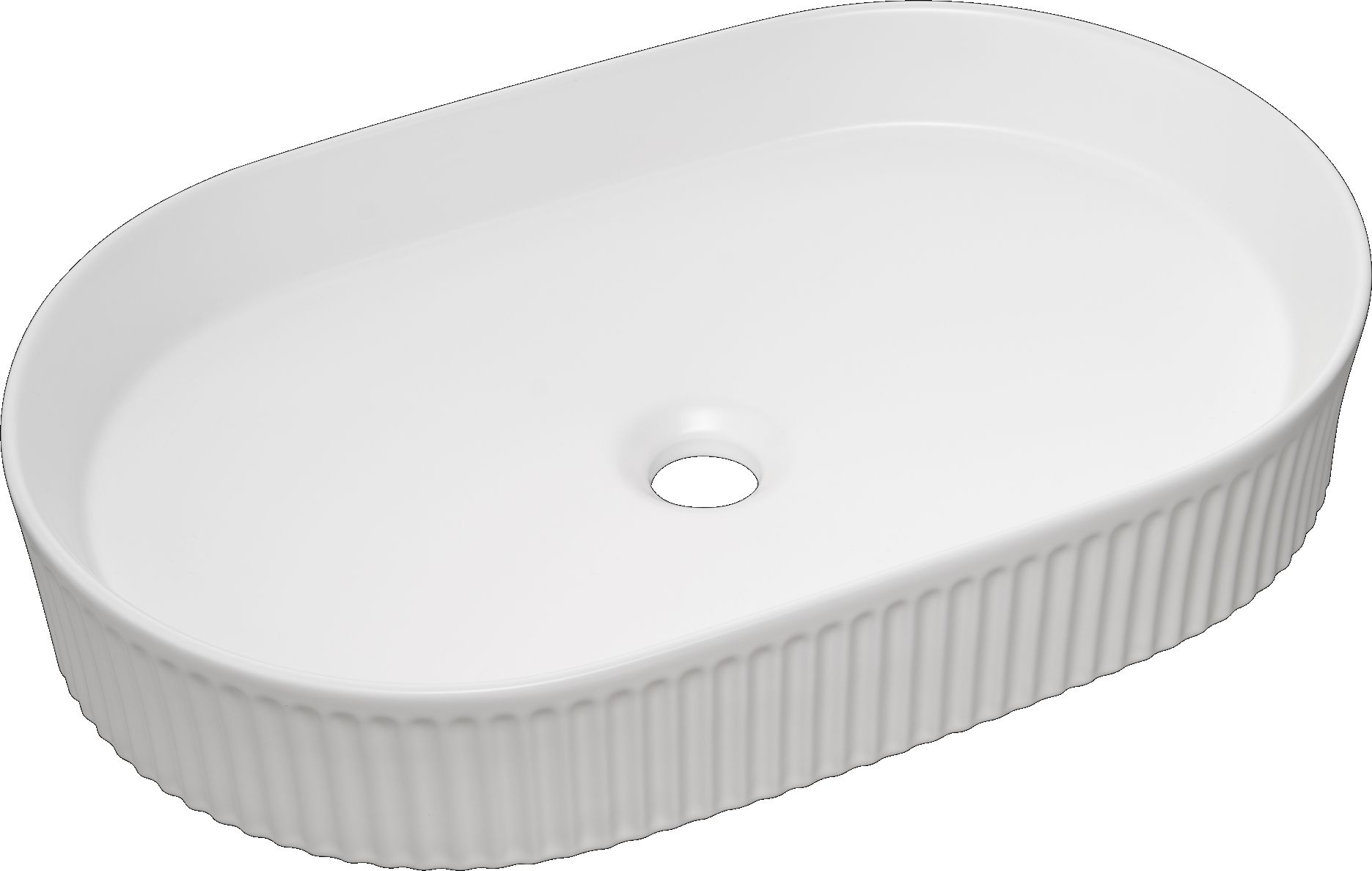 Comad Beyond umývadlo 56x36 cm oválny pultové umývadlo biela BEYOND 3 WHITE ( E-6531 )