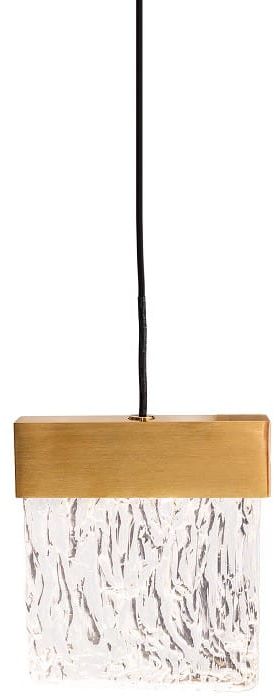 MaxLight Vetro závesné svietidlo 1x4.5 W zlatá P0573D