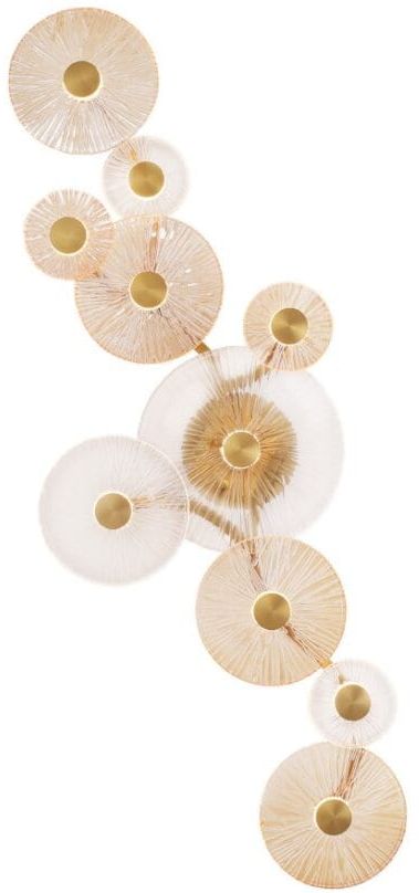 MaxLight Allure nástenná lampa x4.3 W zlatá W0354