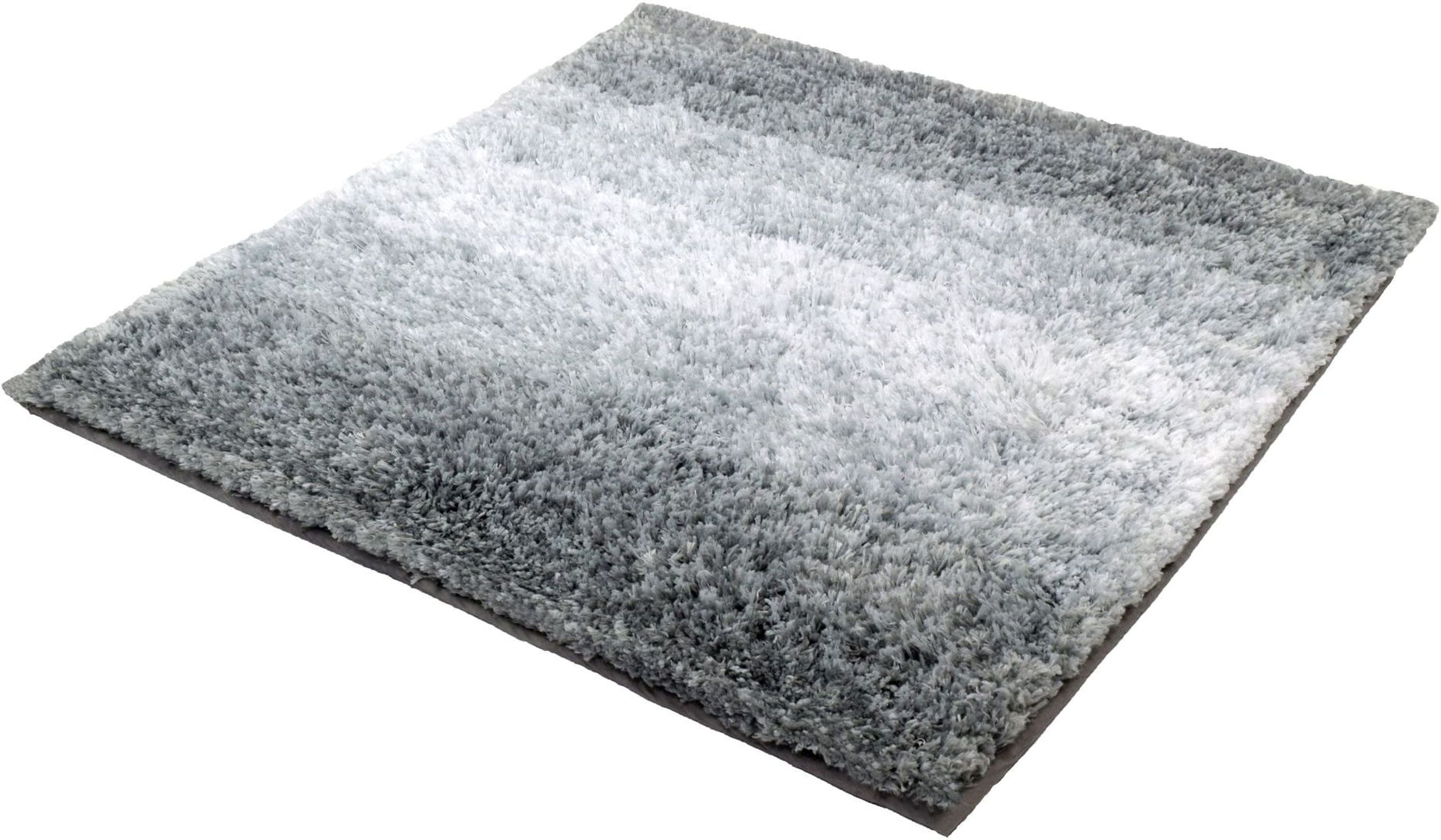 Kleine Wolke Oslo koberček do kúpeľne 60x60 cm štvorec sivá 4077977135