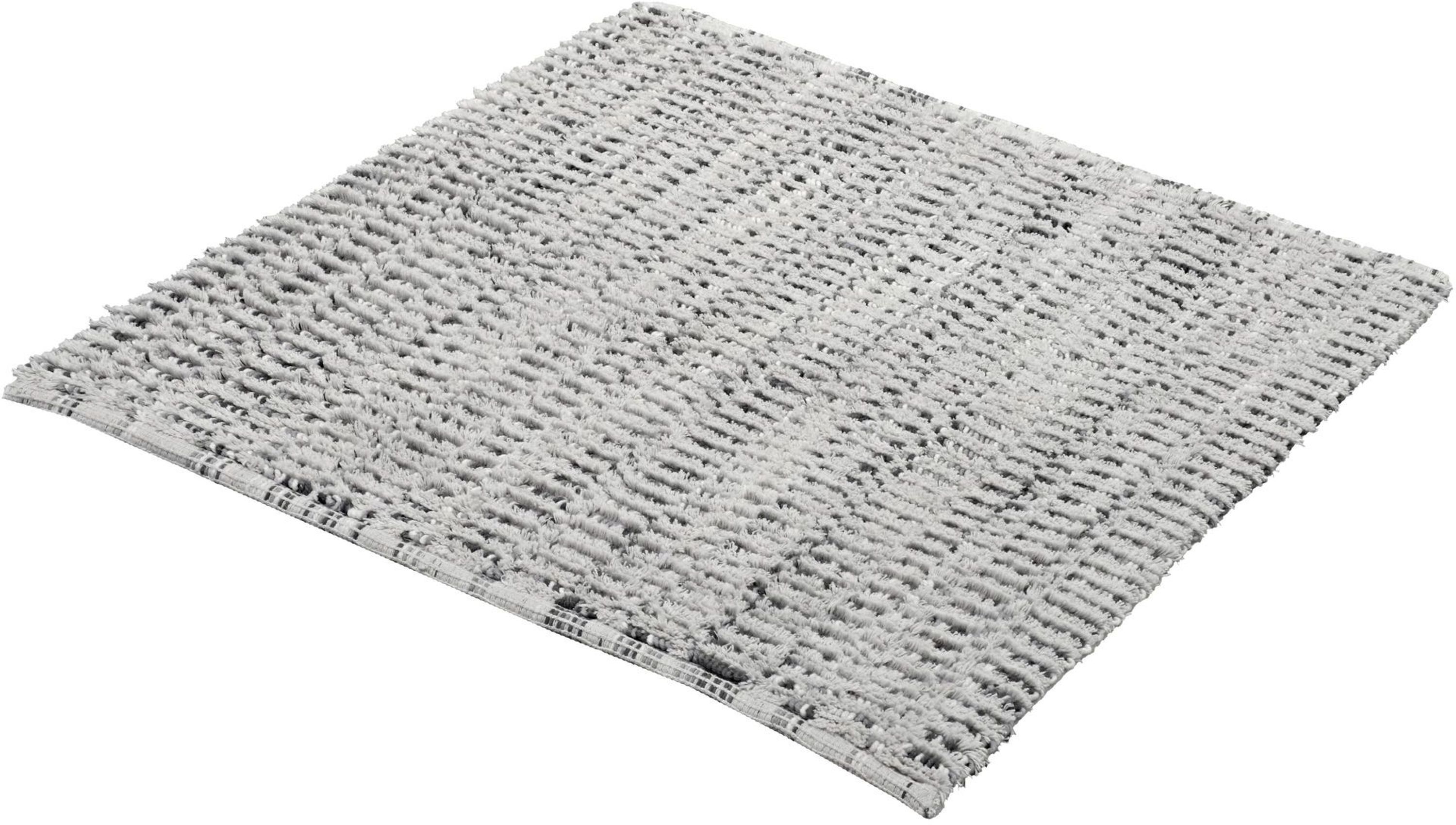 Kleine Wolke Sway koberček do kúpeľne 60x60 cm štvorec sivá 9108977135