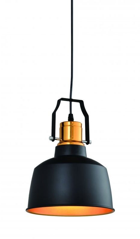 GTV Monroe závesné svietidlo 1x40 W čierna OS-MON-11-DEC