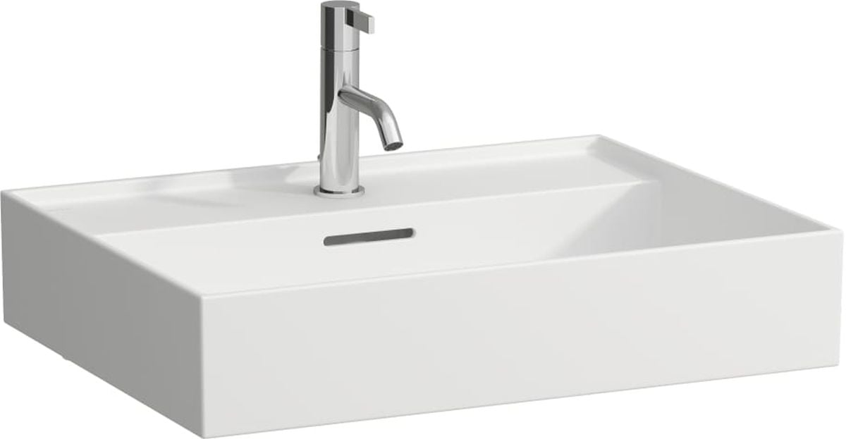 Laufen Kartell umývadlo 60x46 cm obdĺžnik klasické umývadlo-umývadlo na nábytok biela H8103337571041