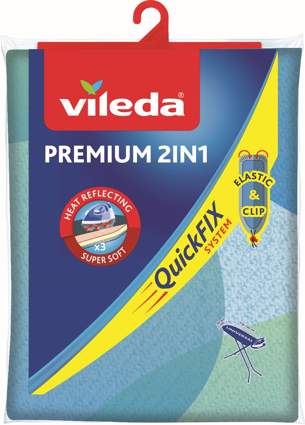 Vileda Premium 2in1 poťah žehliacej dosky 130x45 cm 172217