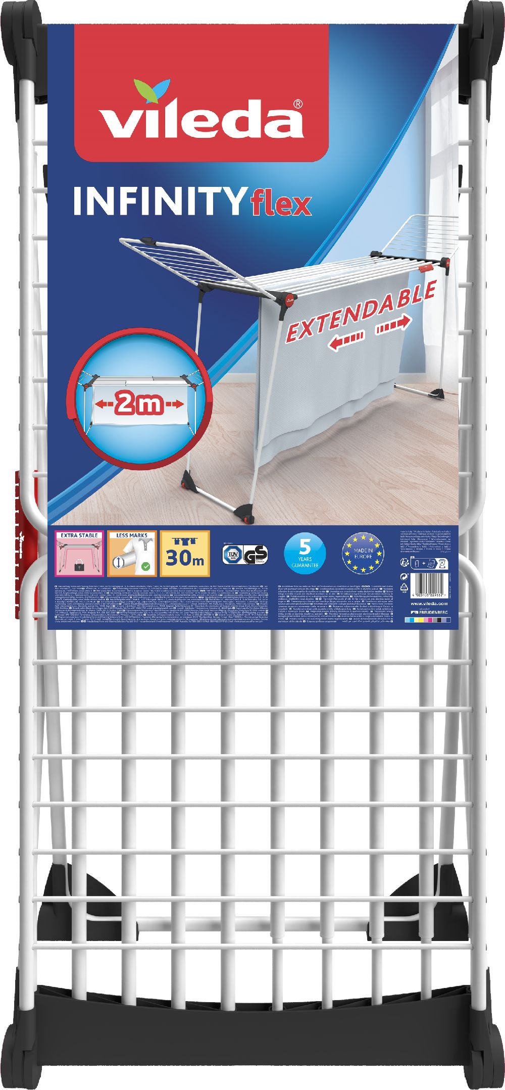 Vileda Infinity Flex sušička na bielizeň stojanová 169959