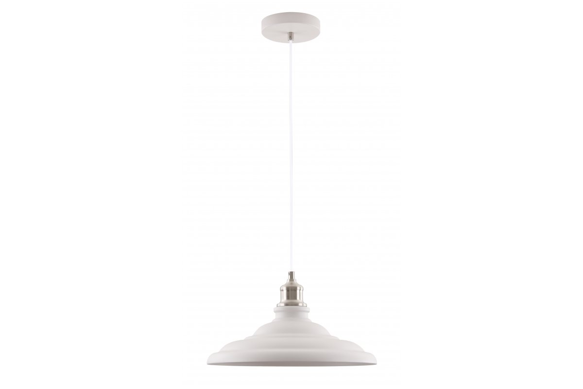 GTV Loret závesné svietidlo 1x40 W biela OS-LOR-L-E27-00-DEC