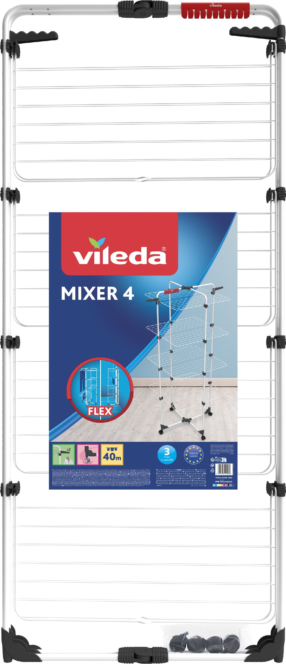 Vileda Mixer 4 sušička na bielizeň stojanová 157237