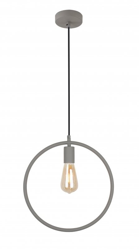 GTV Fija závesné svietidlo 1x40 W sivá/popolnato sivá OS-FI-E27-15-DEC