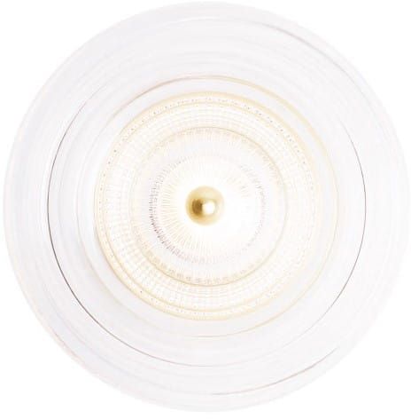MaxLight Lipari nástenná lampa 1x6 W priehľadná-zlatá W0358
