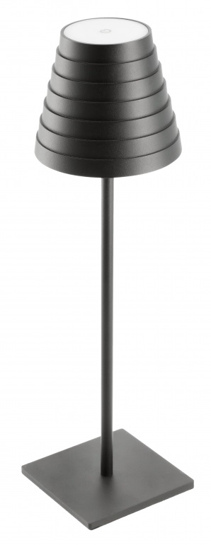 GTV Fizzi stolová lampa 1x2.5 W čierna LD-FIZZI-10-DEC