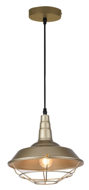 GTV Solen závesné svietidlo 1x40 W zlatá OS-SOL-40-DEC