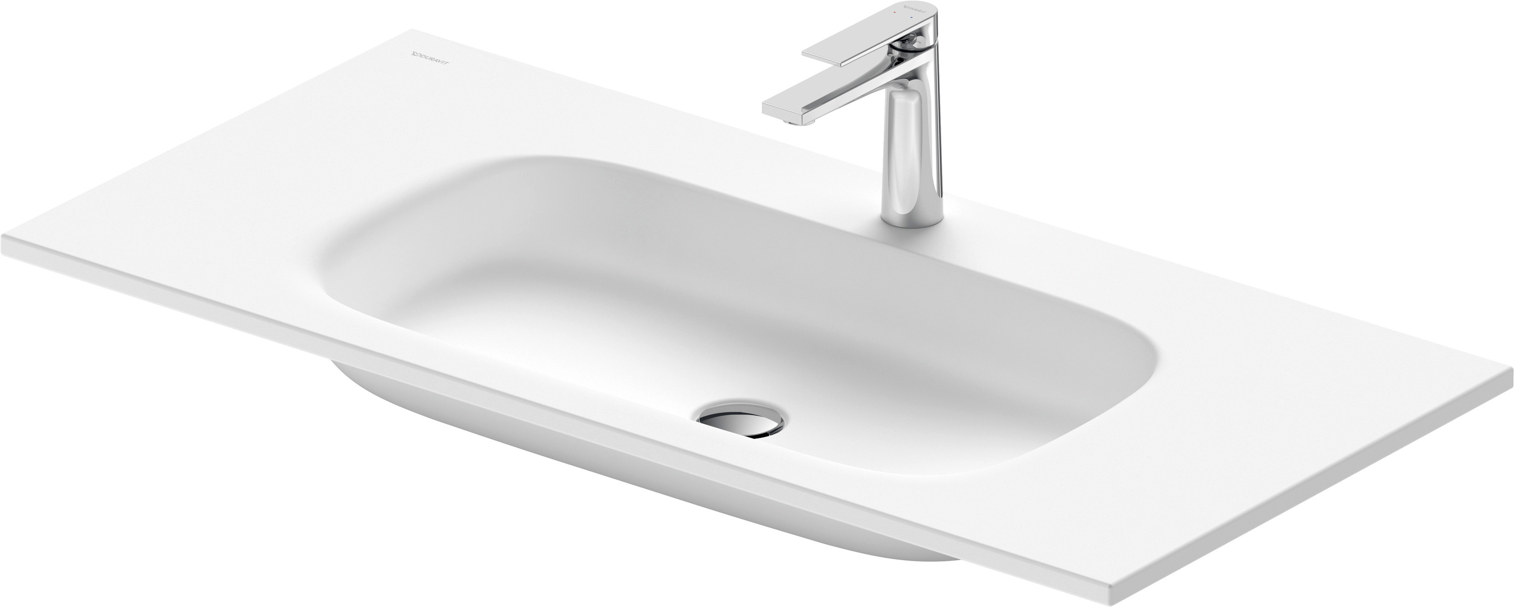 Duravit Sivida umývadlo 102x48.5 cm obdĺžnik umývadlo na nábytok biela 2650023200