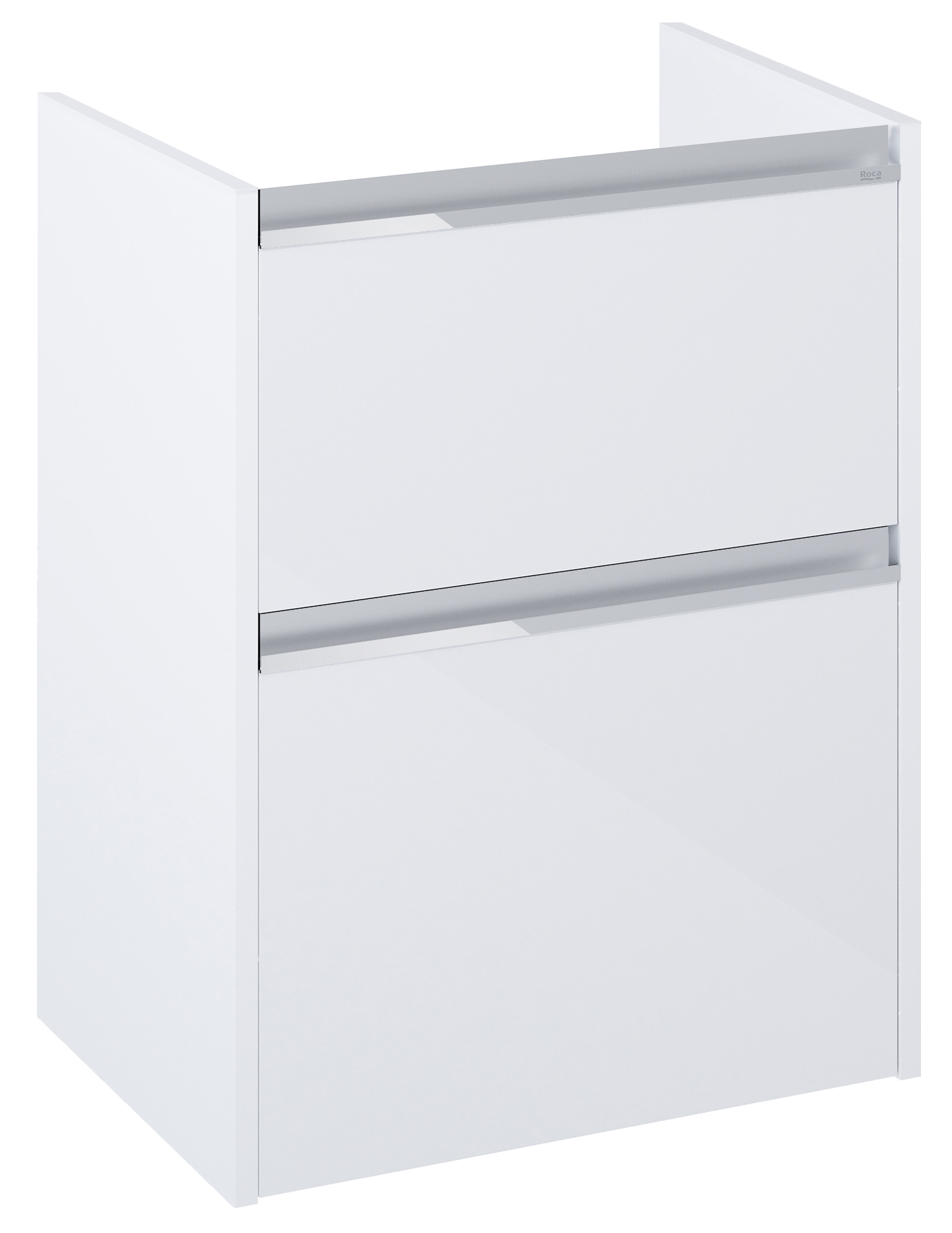 Roca Gap Pro skrinka 48.5x37.6x63.5 cm závesná kúpeľňová skrinka pod umývadlo biela A857907806