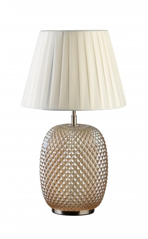 GTV Muno stolová lampa 1x25 W krémová OS-MUNO-05-DEC