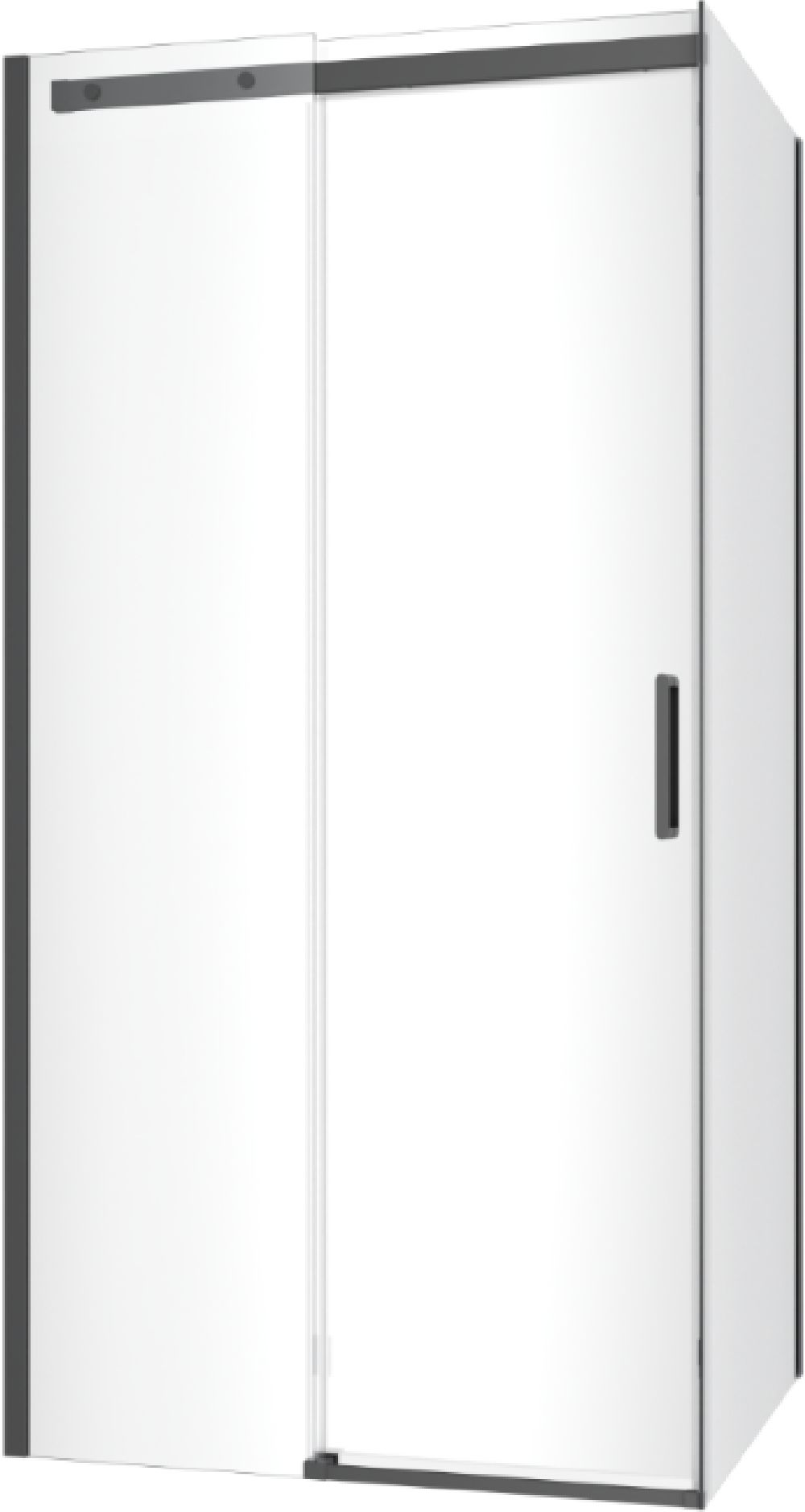 Súprava sprchové dvere Excellent Rols KAEX.2612.1400.LP1/2.BL, sprchové dvere Excellent Rols KAEX.2612.1400.LP2/2.BL, KAEX.2606.900.LP.BL