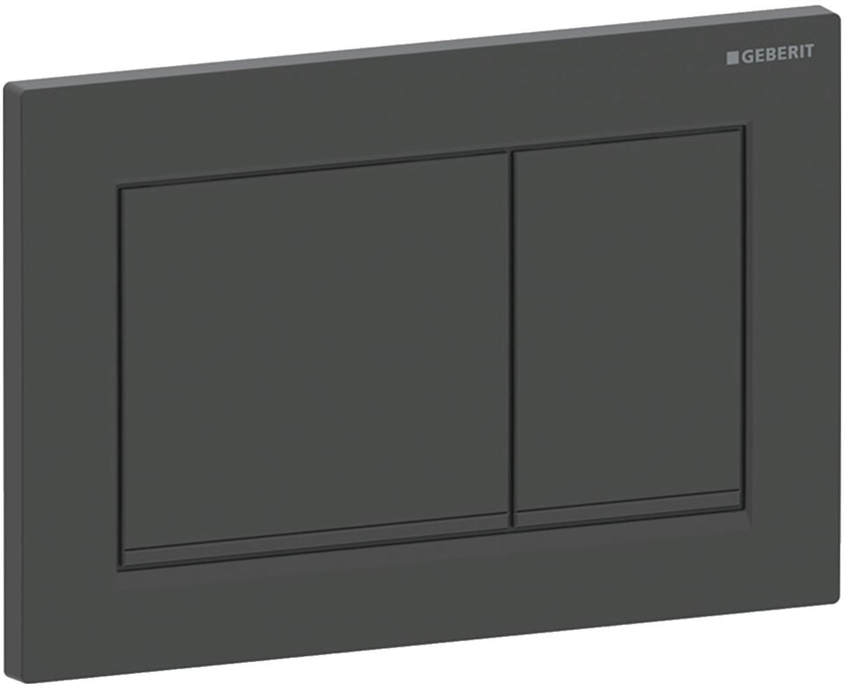 Geberit Omega20 splachovacie tlačidlo do toalety čierna 115.080.16.1