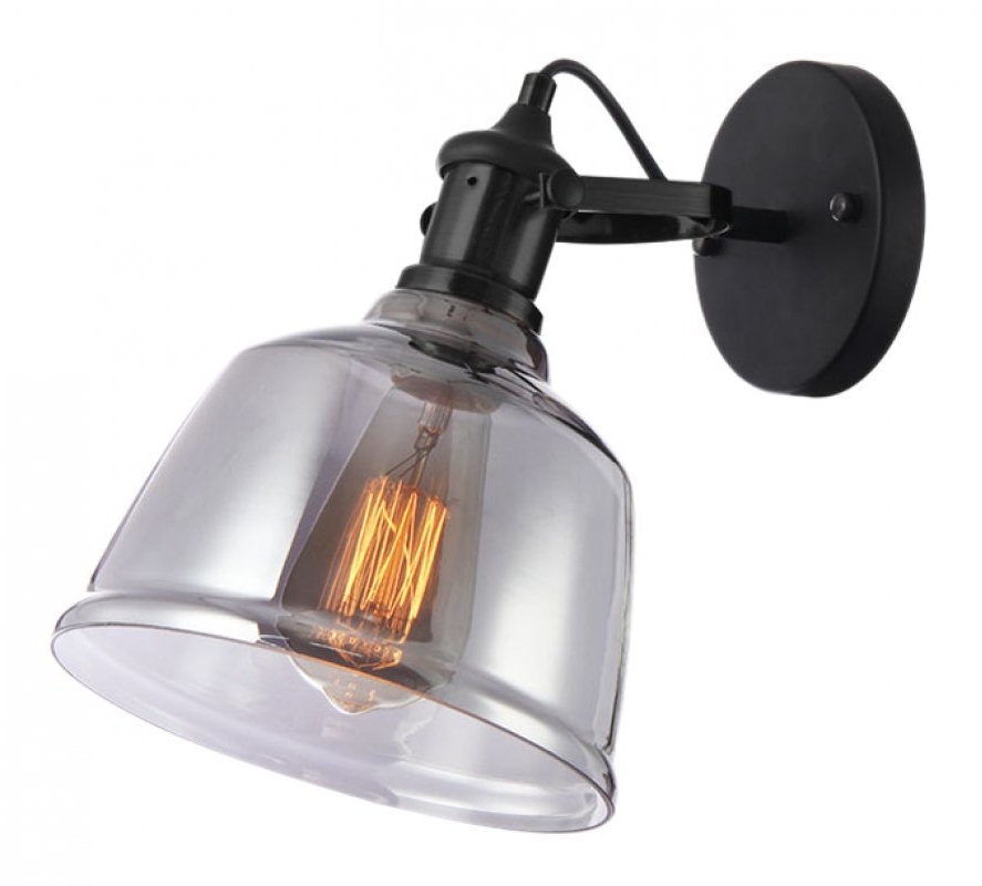 GTV Muscari IIB nástenná lampa 1x40 W čierna OS-MUSC-IIB-10-DEC