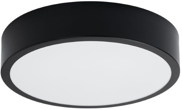Sollux Lighting Onyx stropné svietidlo 1x23 W čierna SL.1242